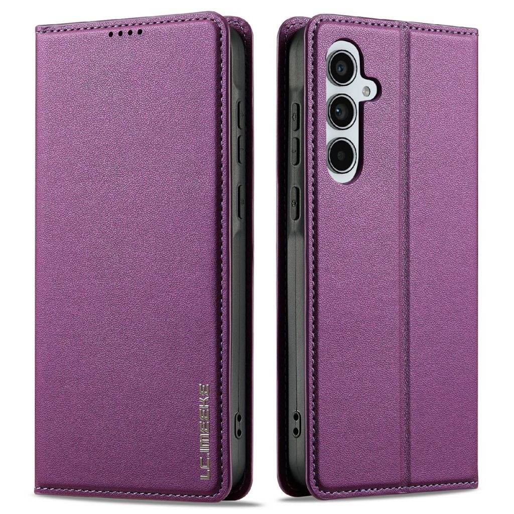LC.IMEEKE Samsung Galaxy S25 FE Wallet Cover - Purple — LC.IMEEKE