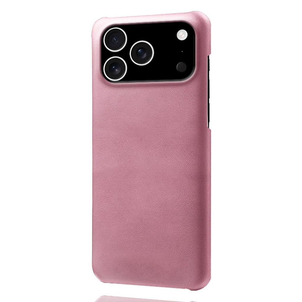Case in PU Leather iPhone 18 Pro, iPhone 17 Pro - Rose Gold — Övrigt