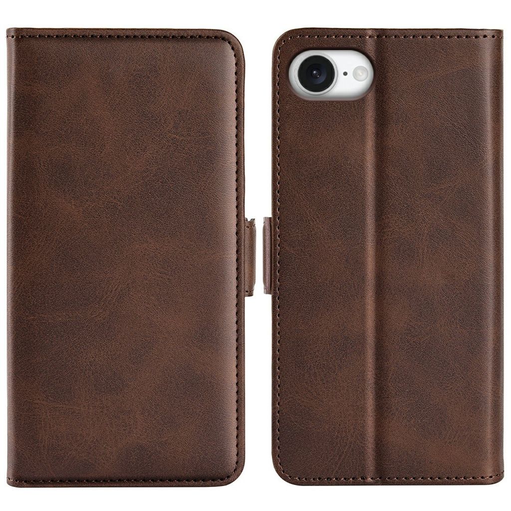 iPhone 17e/16e Wallet Cover - Brown — Övrigt