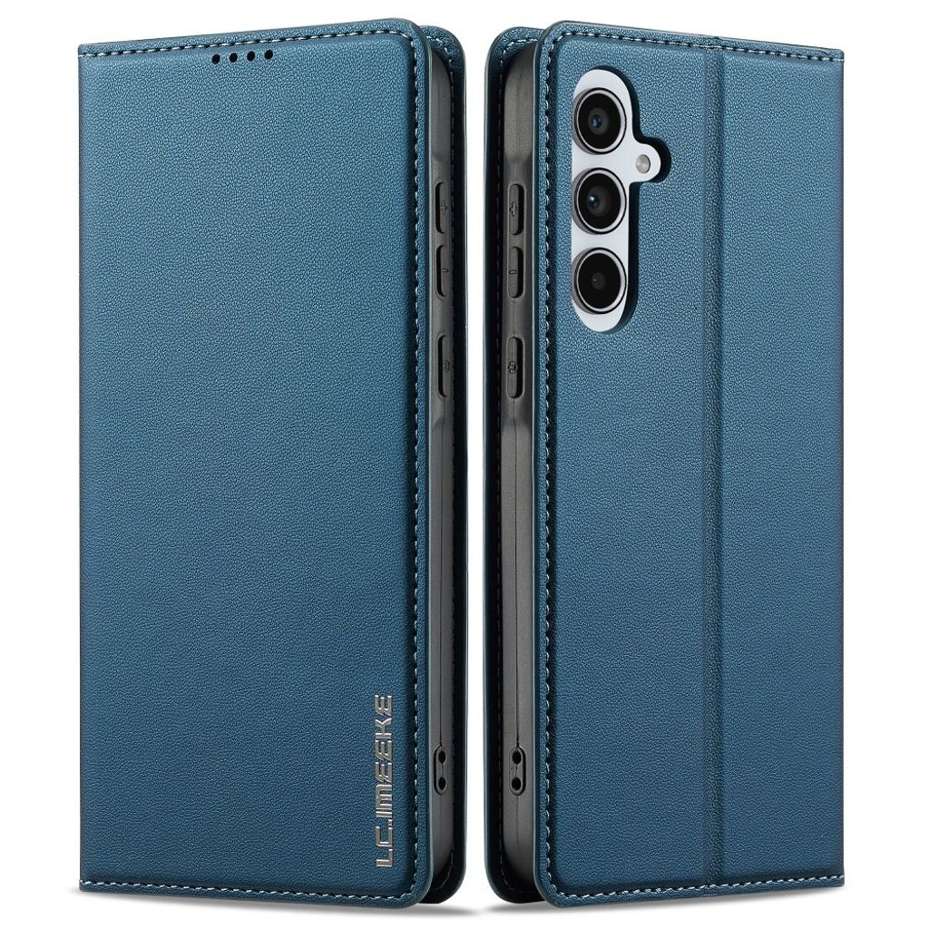 LC.IMEEKE Samsung Galaxy S25 Wallet Cover - Blue — LC.IMEEKE