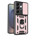 AMORUS Samsung Galaxy S26 Ultra Case Kickstand Camera Cover - Rose Gold
