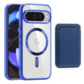 Google Pixel 10 / 10 Pro Case with Wallet - Dark Blue — Google