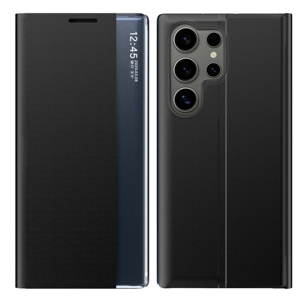 Samsung Galaxy S26 Ultra Cover with View Window PU Leather - Black — Samsung