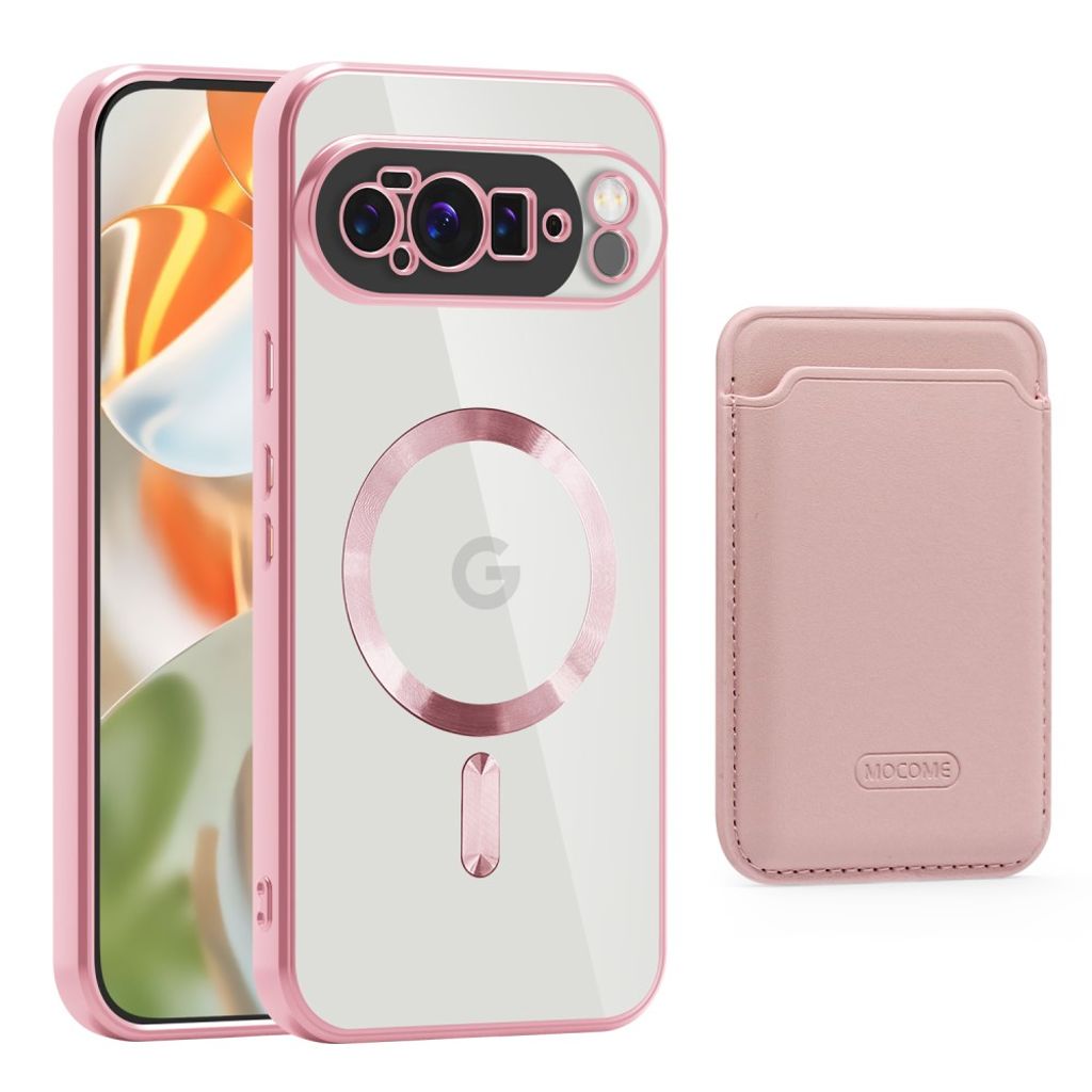 Google Pixel 10 Pro XL Case with Wallet - Pink — Google