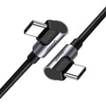 Ugreen Angled USB-C to USB-C Cable 3A, 1m - Grey — Ugreen