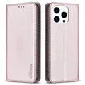 BINFEN COLOR iPhone 13 Pro Max Wallet Cover - Rose Gold