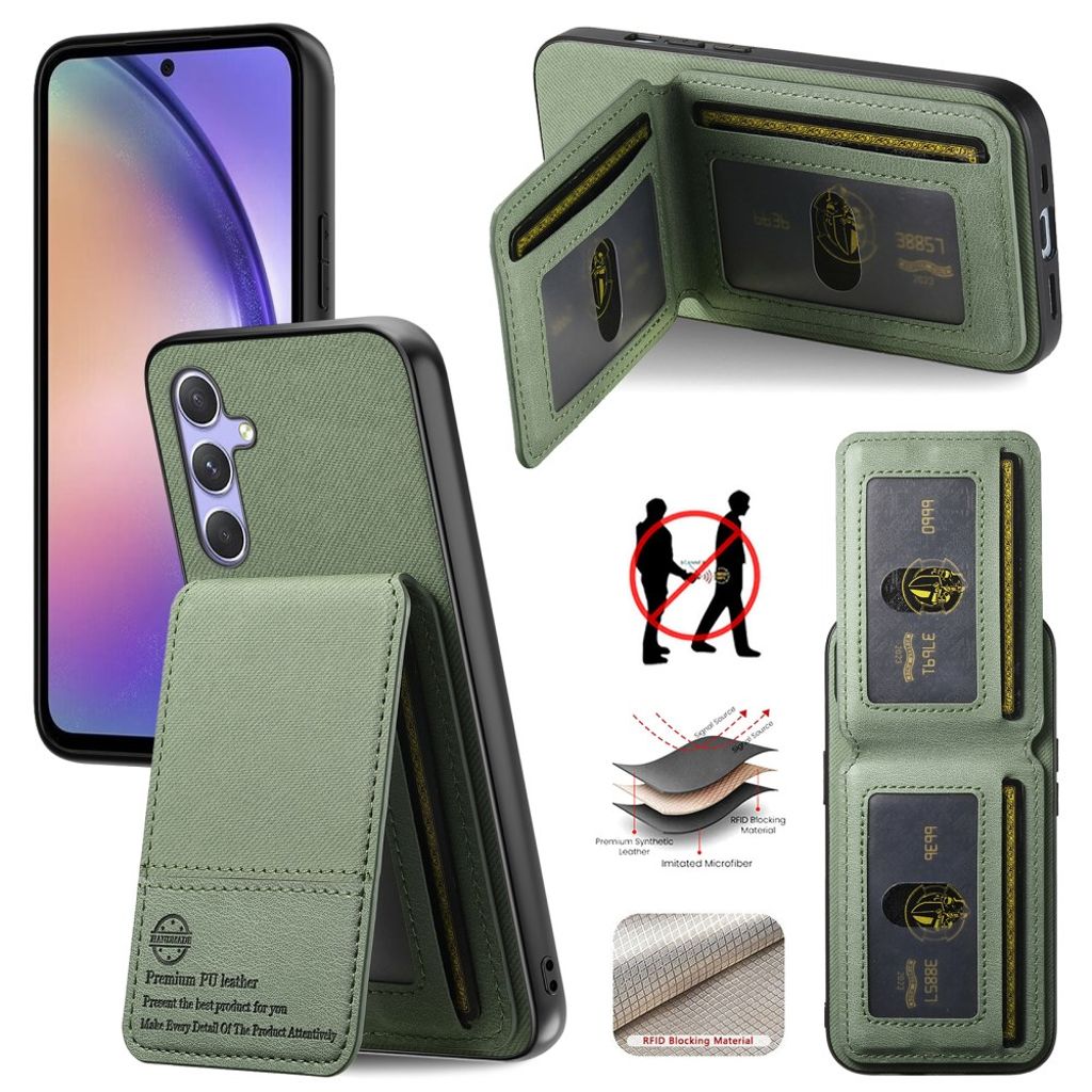Samsung Galaxy A17 5G Case with Card slot - Green — Samsung