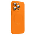 iPhone 15 Pro MagSafe Compatible Case with Lens Protector – Orange