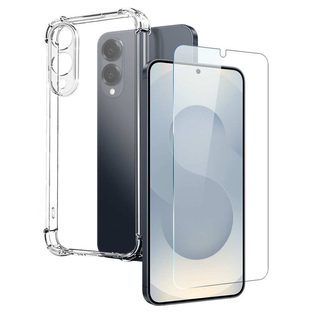 NORTHJO Samsung Galaxy S25 Edge Case & Screen Protector - Transparent — NORTHJO