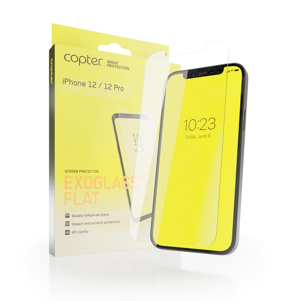 Copter Exoglass Screen Protector for iPhone 12 Pro & iPhone 12 — Copter