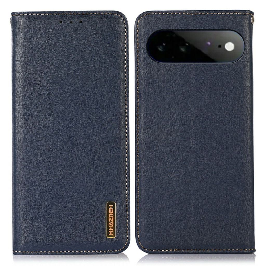 KHAZNEH Google Pixel 11 Pro XL Wallet Cover RFID Blocking - Blue — KHAZNEH