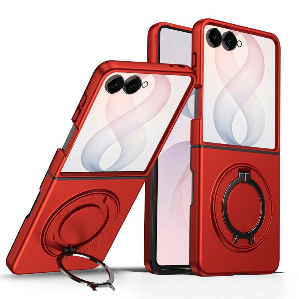 Samsung Galaxy Z Flip8 MagSafe Case with Ring Stand - Red — Samsung