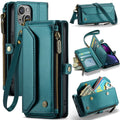 iPhone 13 Wallet Cover Card Slots - Green — Övrigt