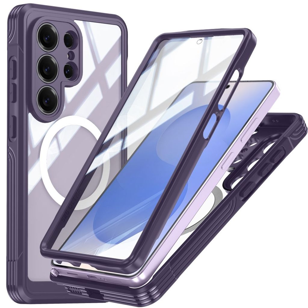 Samsung Galaxy S26 Ultra MagSafe Case Built-in Screen Protector - Dark Purple