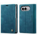 CASEME iPhone Duo Wallet Cover in  PU Leather - Blue — CASEME
