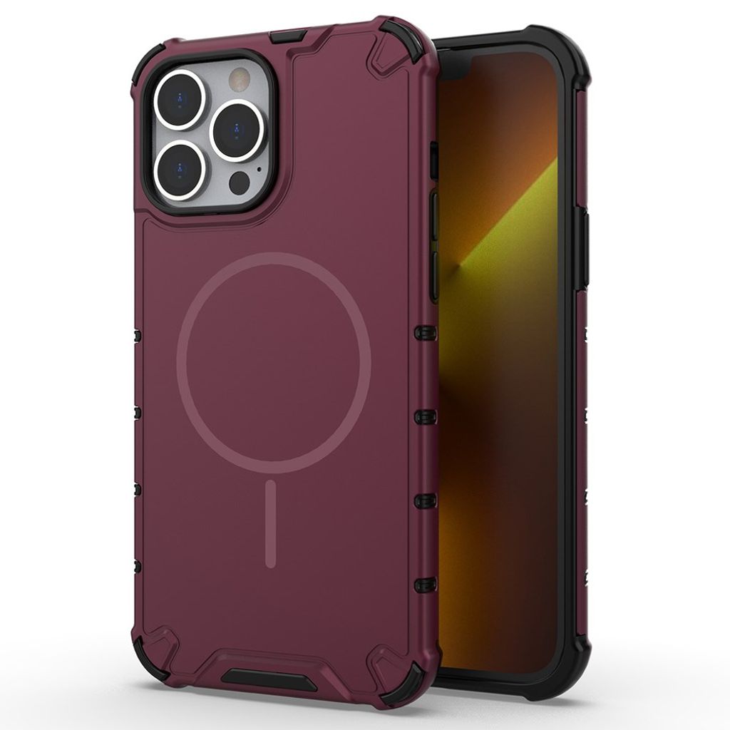 iPhone 14 Pro Max MagSafe Case Shockproof – Purple