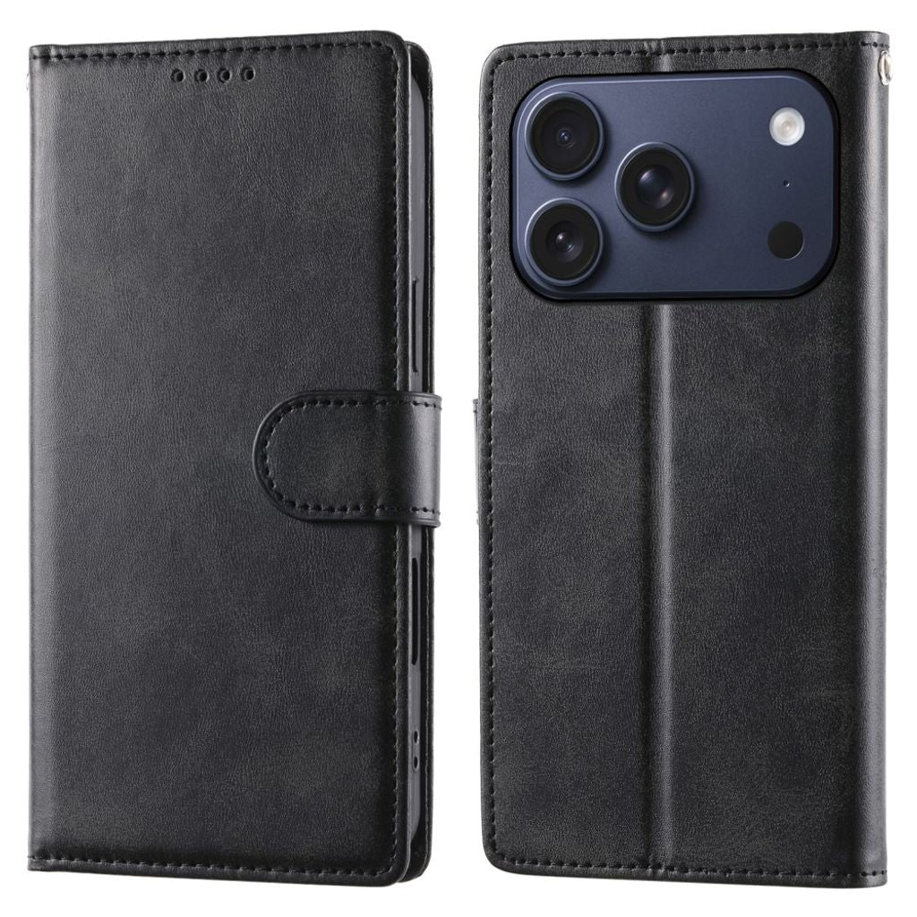 Wallet Cover with Stand iPhone 18 Pro, iPhone 17 Pro - Black — Wallet