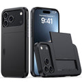 Case with Card Slot iPhone 18 Pro, iPhone 17 Pro - Black — Övrigt
