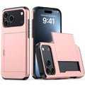 iPhone 17 Pro Case with card slot - Rose Gold — Övrigt
