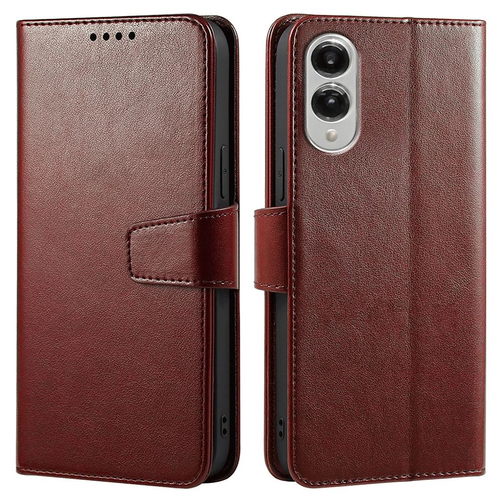 Samsung Galaxy S25 Edge Cover with Card slots - Brown
