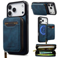 LC.IMEEKE iPhone 18 Pro Max/17 Pro Max MagSafe Case with Wallet - Blue — LC.IMEEKE