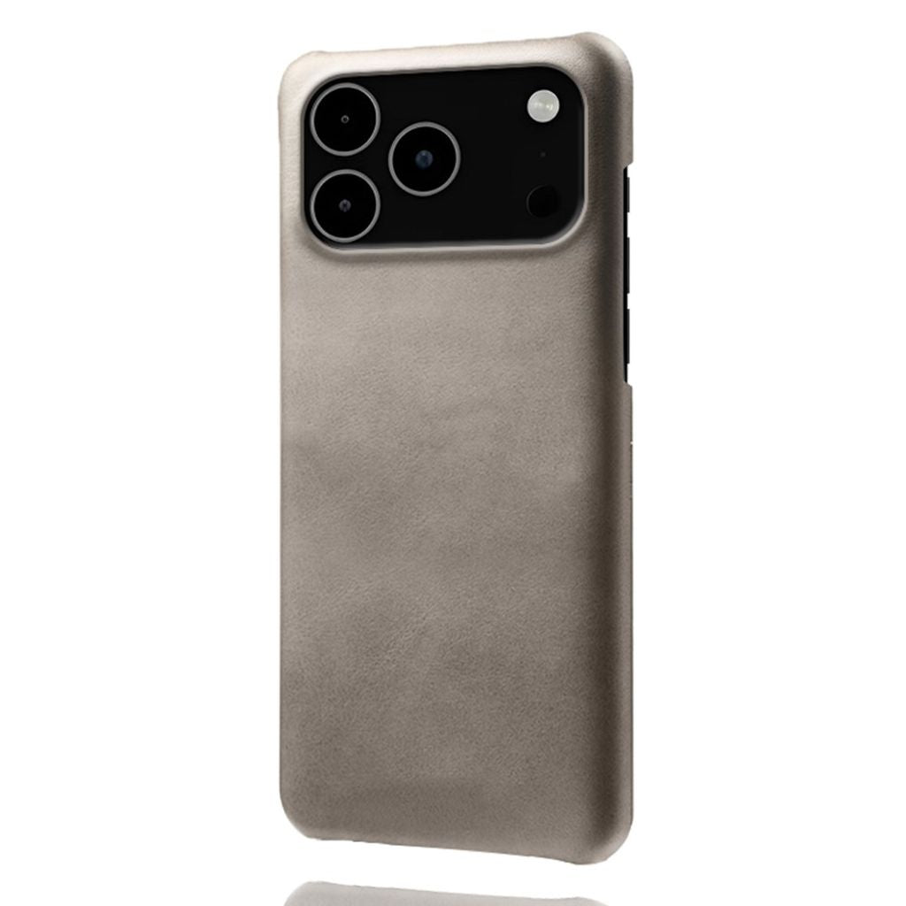 Case in PU Leather iPhone 18 Pro Max, iPhone 17 Pro Max - Grey — Övrigt