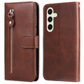 Samsung Galaxy S24 FE wallet cover - Brown
