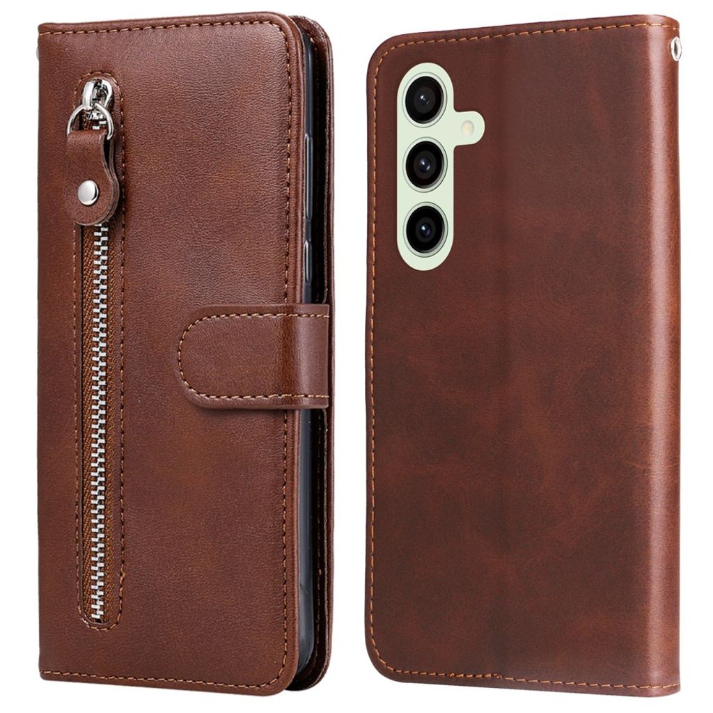 Samsung Galaxy S24 FE wallet cover - Brown