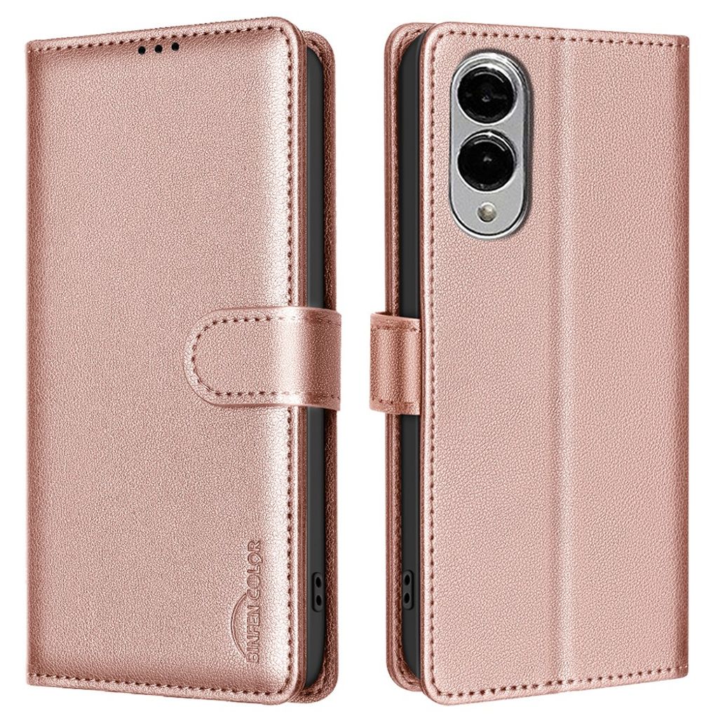 BINFEN COLOR BF32 Samsung Galaxy S25 Edge Cover RFID Blocking - Rose Gold — BINFEN