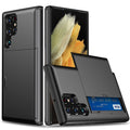 Samsung Galaxy S24 Ultra case with slide card holder - Black