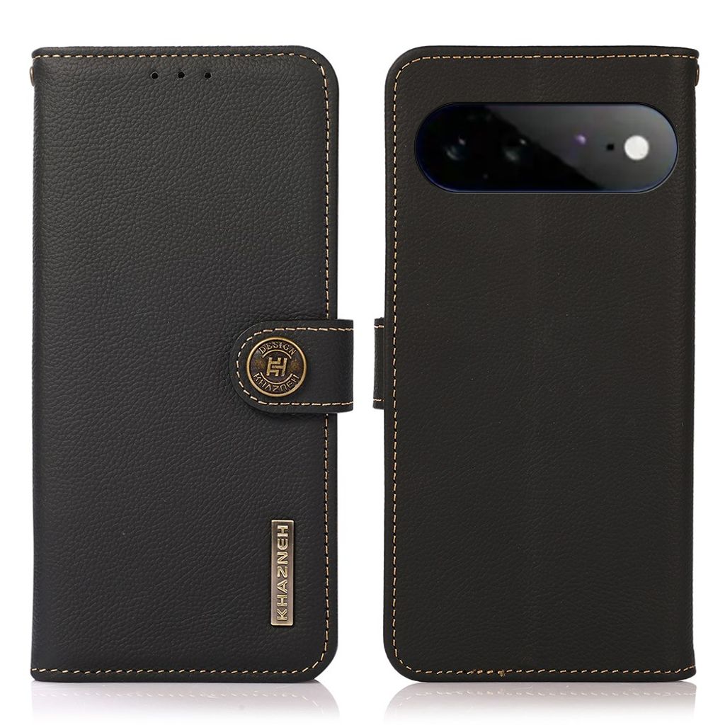 KHAZNEH Google Pixel 11 Pro XL Wallet Cover RFID Blocking - Black — KHAZNEH