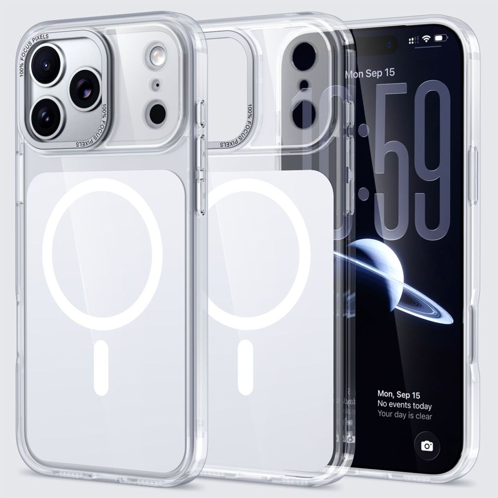 iPhone 18 Pro/17 Pro MagSafe Case Acryllic Back - White — Övrigt