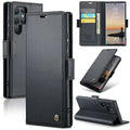 CASEME Samsung Galaxy S25 Ultra Wallet Cover - Black