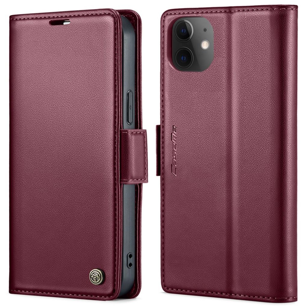CASEME iPhone 12 / 12 Pro Cover with Card Slots - Red — CASEME