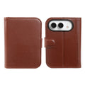 iPhone Duo Wallet Cover Genuine Leather - Light Brown — Övrigt