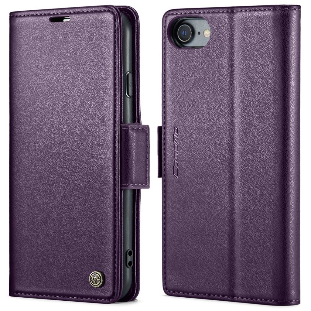 CASEME iPhone 6/6s/7/8/SE 2020/2022 Cover with Card Slots - Purple