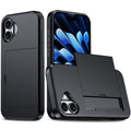 iPhone 16 Plus Cover with card slot - Black