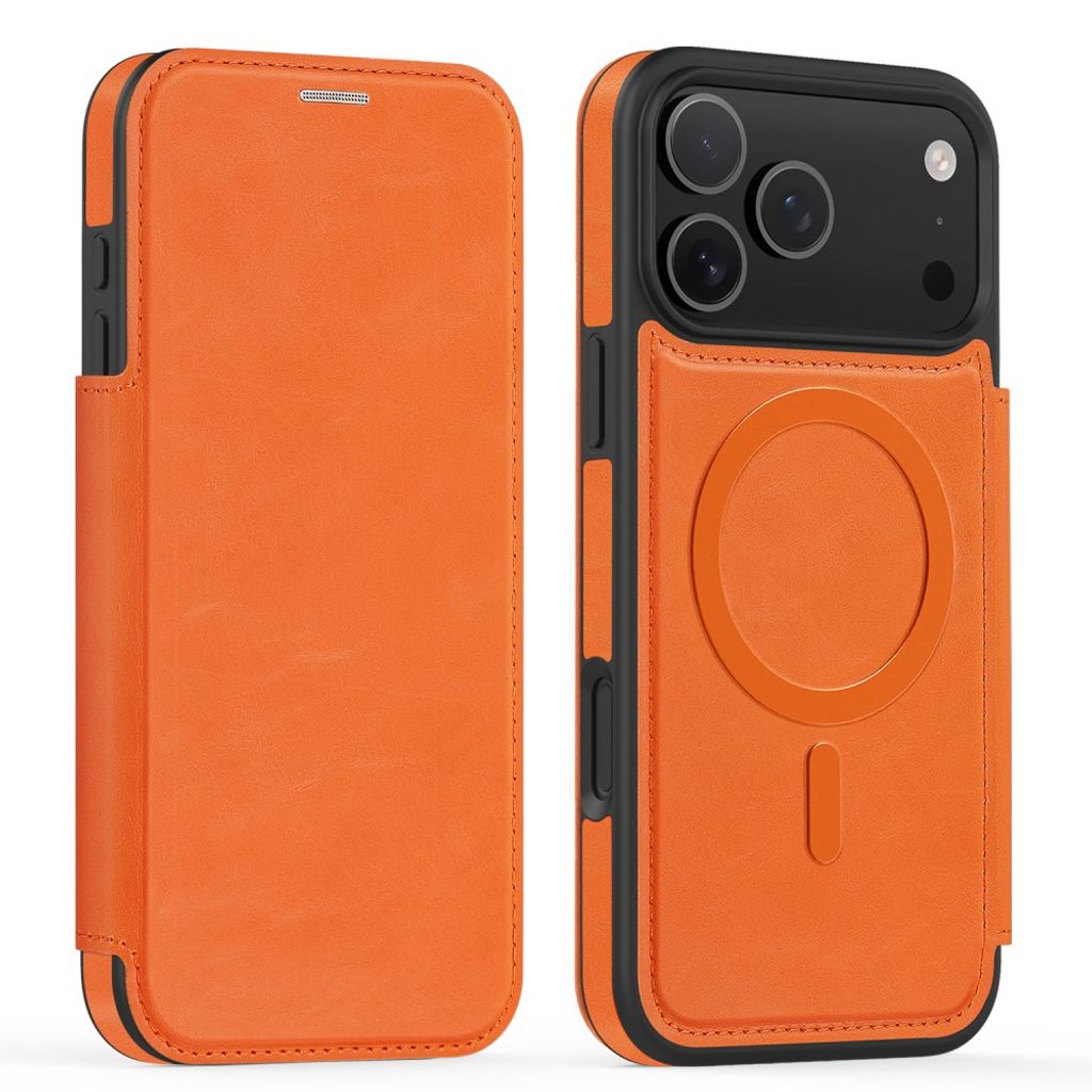 iPhone 18 Pro Max/17 Pro Max MagSafe Wallet Cover - Orange — Övrigt