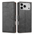 N.BEKUS iPhone 18 Pro Max/17 Pro Max Wallet Cover in PU-leather - Black — N.BEKUS