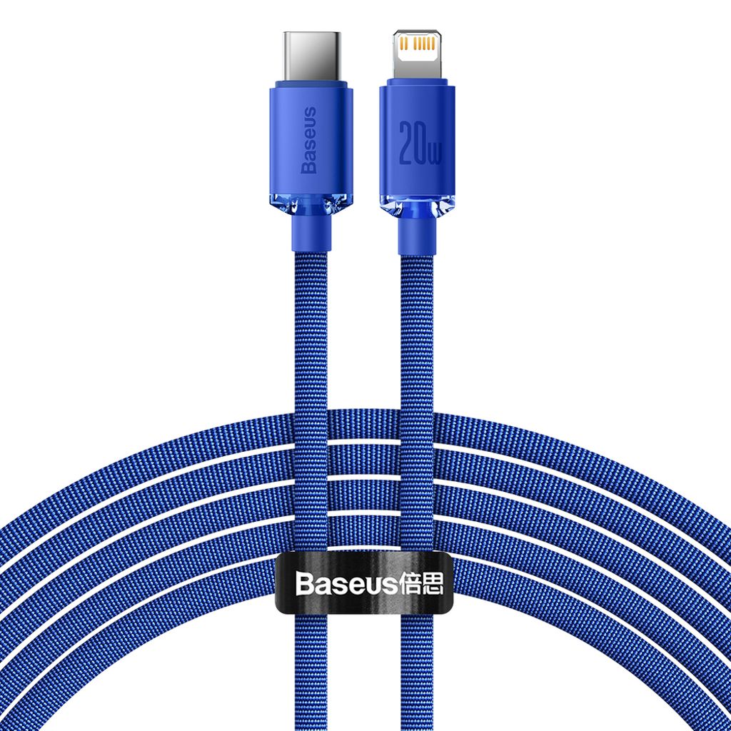 Baseus CAJY000303 Lightning - USB-C PD cable 20W 480Mb/s 2m - blue — Baseus