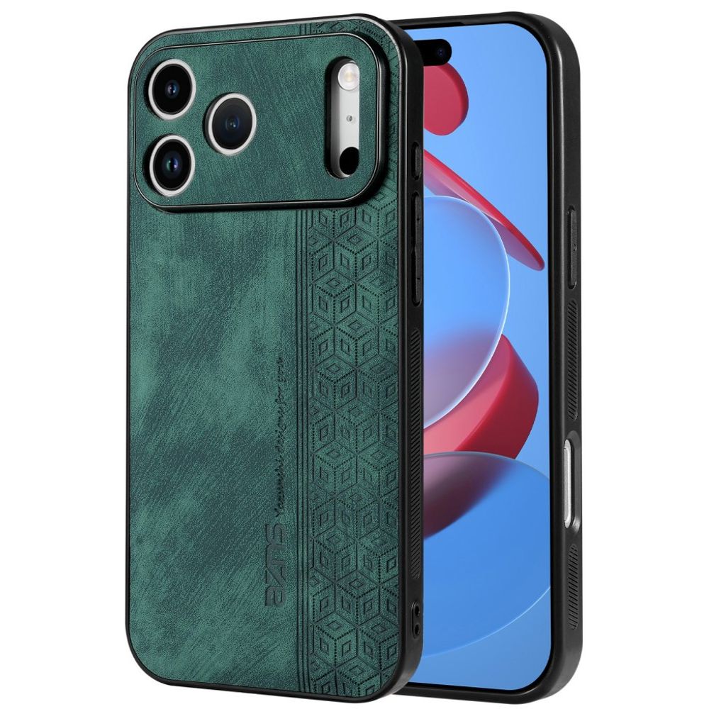 Case in PU-leather iPhone 18 Pro, iPhone 17 Pro - Green — Övrigt