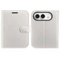iPhone Duo Wallet Cover in PU-leather - White — Övrigt