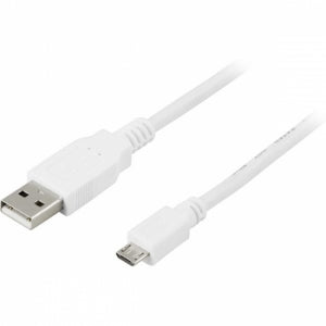 USB 2.0 cable Type A ha - Type Micro B ha, 5-pin, for charging/data transfer to mobile phones/PDAs