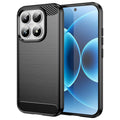 Xiaomi 17 Case Carbon Fiber Texture Brushed - Black