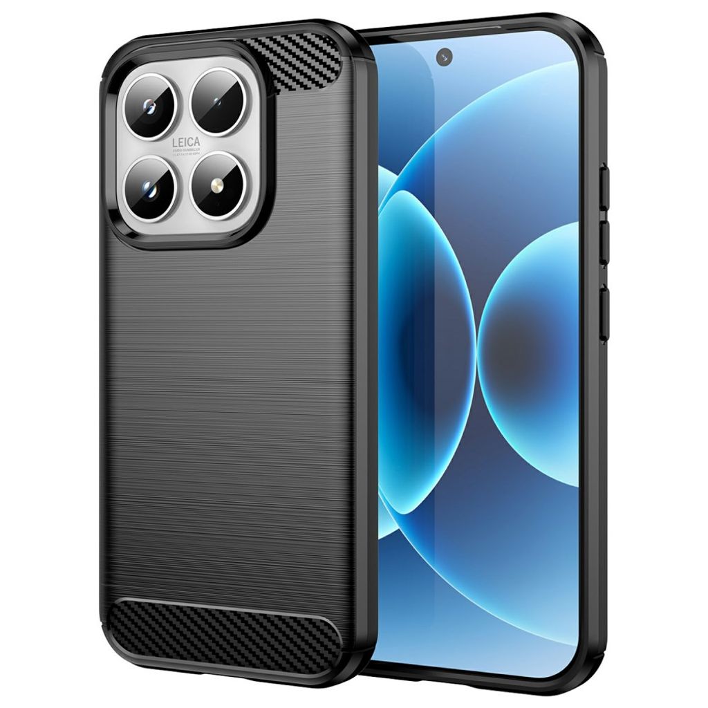 Xiaomi 17 Case Carbon Fiber Texture Brushed - Black