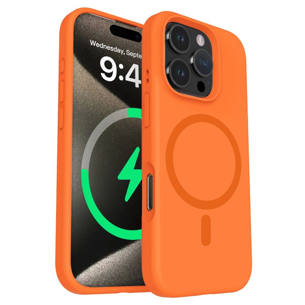 iPhone 16 Pro Max silicone case - Orange — Övrigt
