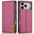 N.BEKUS iPhone 18 Pro Max/17 Pro Max Wallet Cover RFID Blocking - Wine Red — N.BEKUS