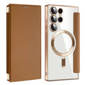 Samsung Galaxy S24 Ultra cover with MagSafe - Brown