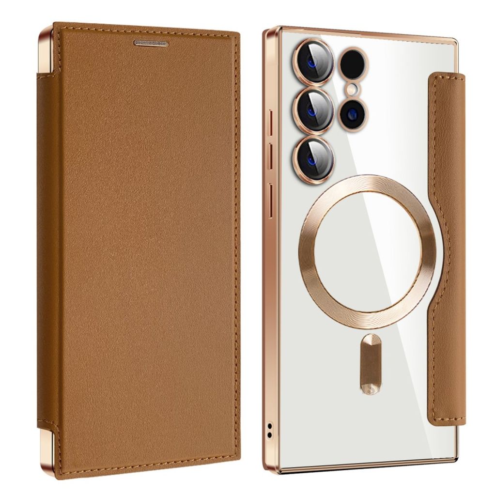 Samsung Galaxy S24 Ultra cover with MagSafe - Brown