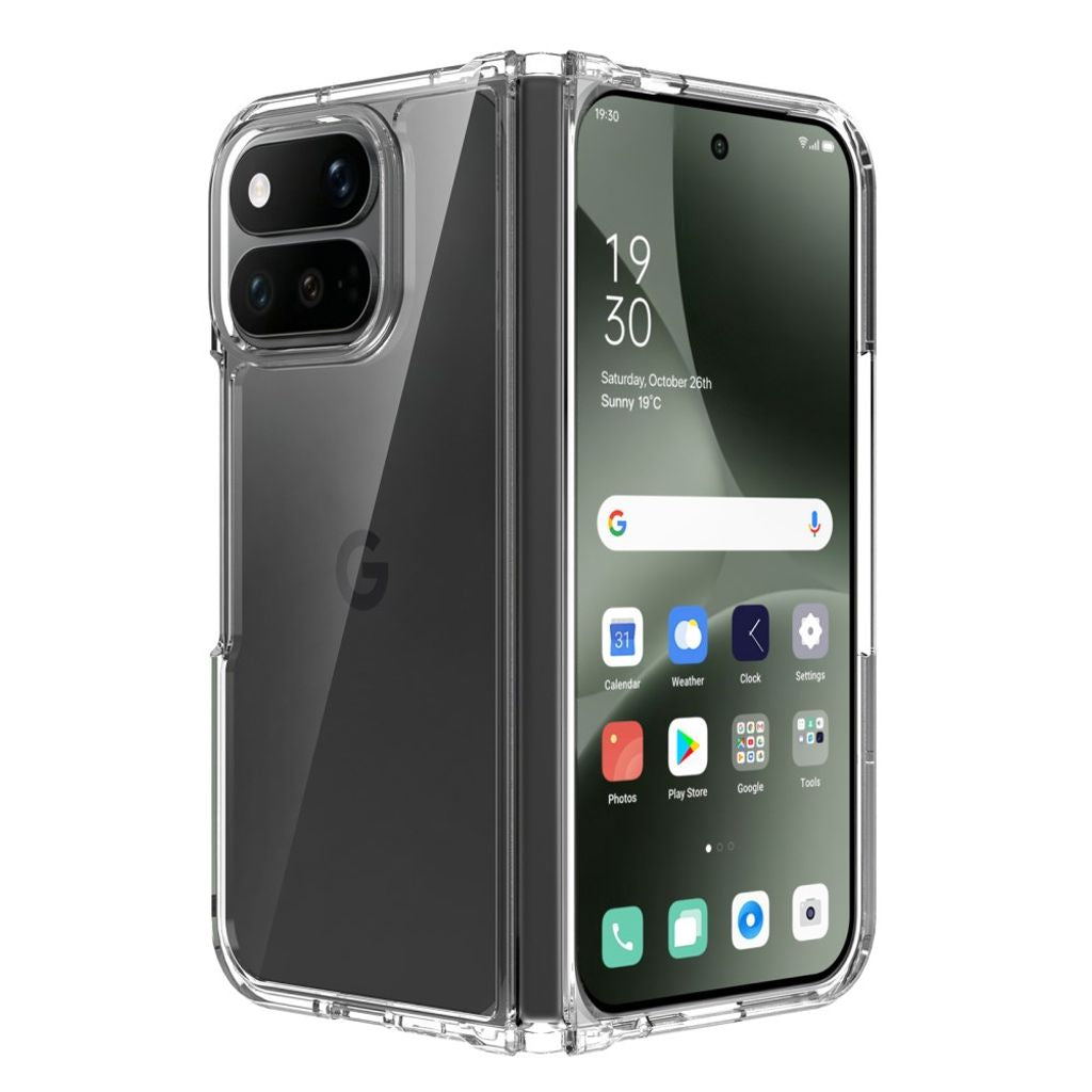 Google Pixel 11 Pro Fold Case with Acrylic Back - Transparent — Google